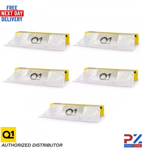 5X Q1 MASKING FILM SHEETING ROLL PREMIUM AUTOMOTIVE PAINT PROTECTON - 5M X 120M